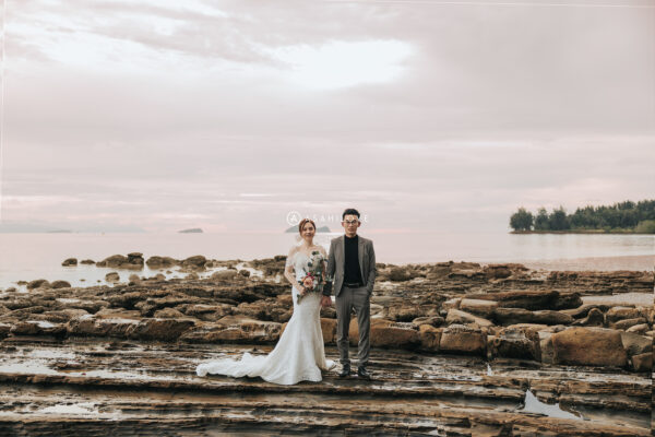 pre-wedding-pantai puteri-kuching destination