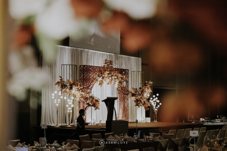 oriental chinese theme, hotel wedding reception decor-audrick & samantha